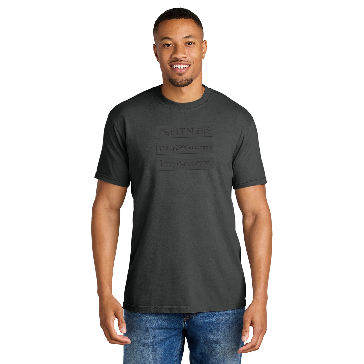 O2 Fitness Wellness Heavyweight Tee