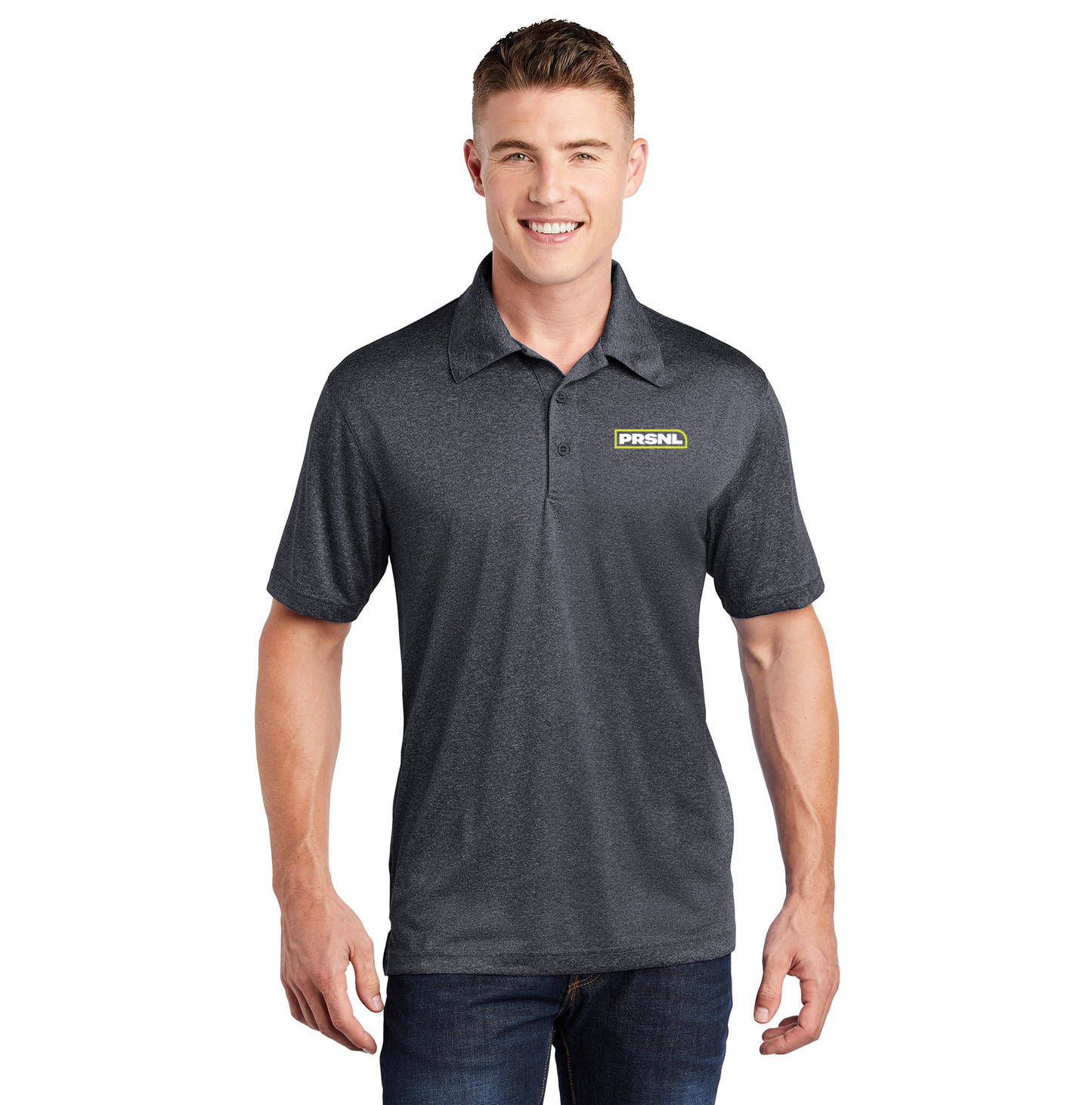Men's PRSNL Heather Polo