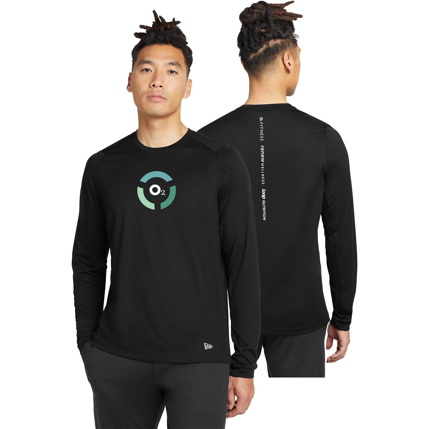 O2 Wellness Performance Long Sleeve Crew Tee