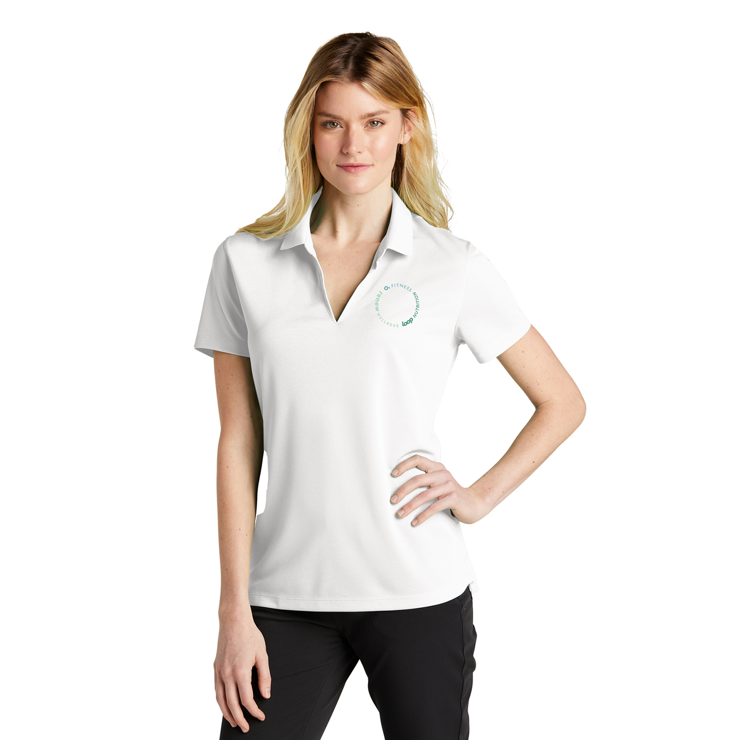 O2 Wellness Ladies Nike Polo