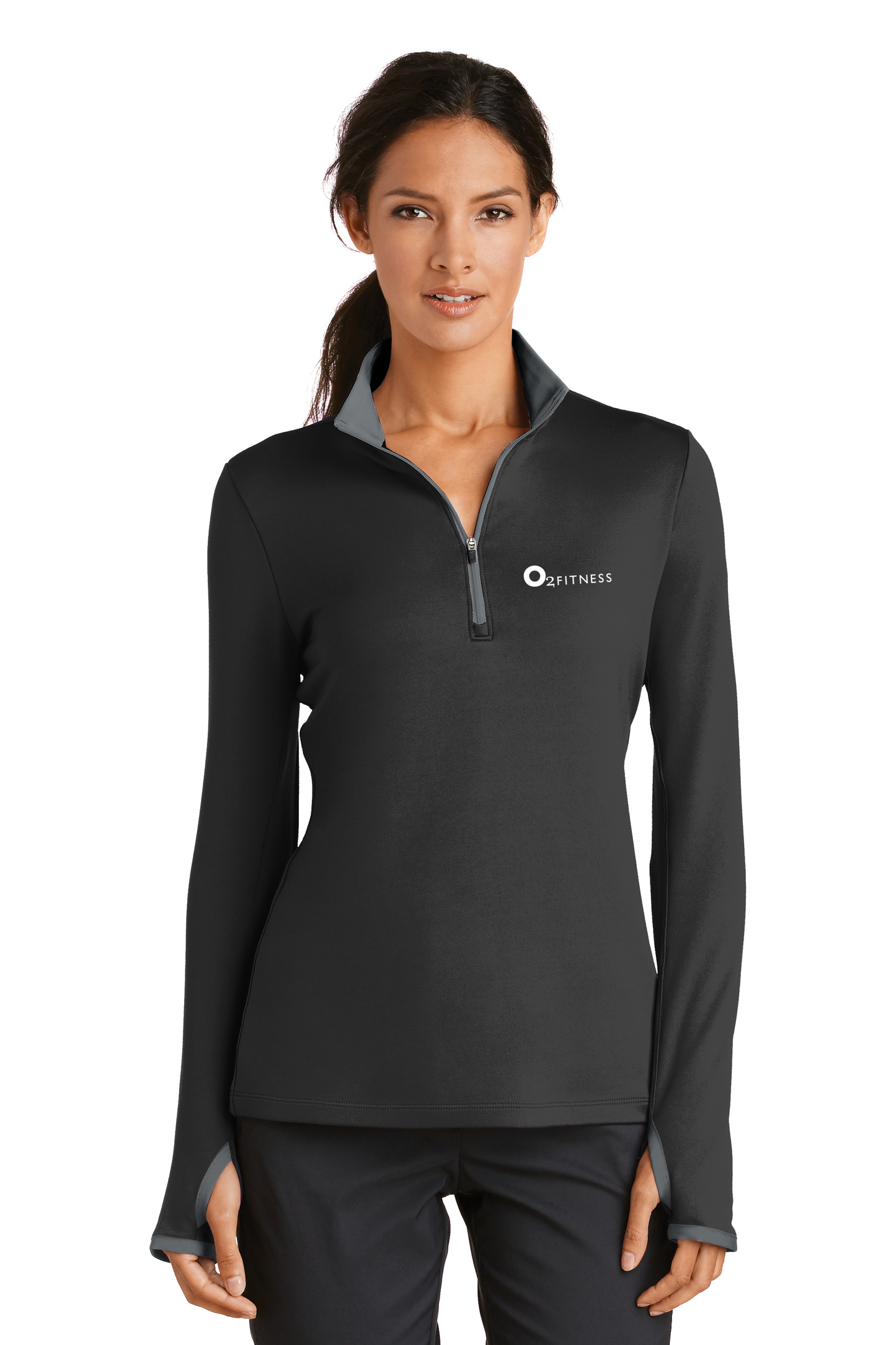 Nike Dri-Fit Stretch Ladies 1/2-Zip Cover Up