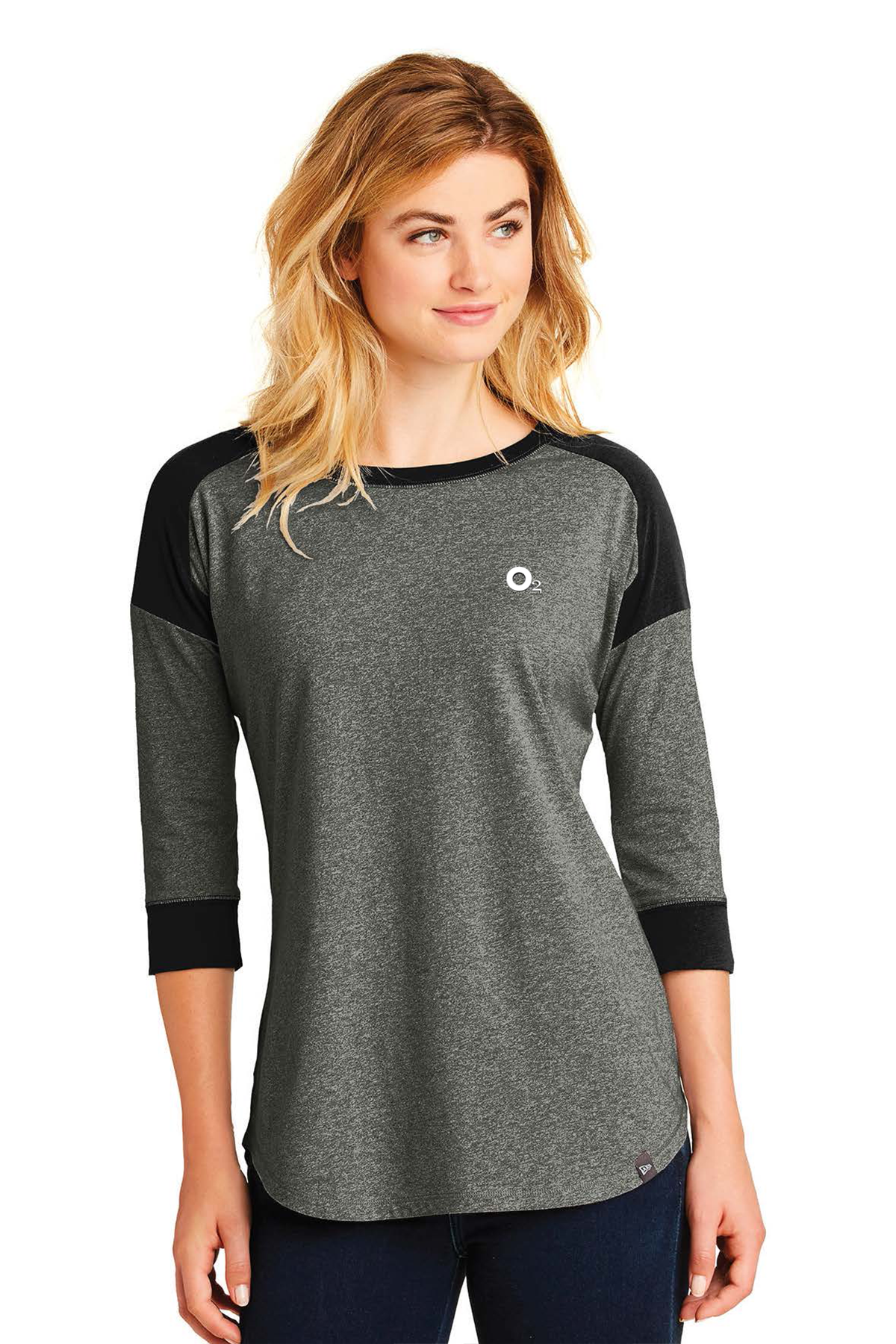 Ladies Heritage Blend 3/4-Sleeve Baseball Raglan Tee